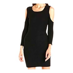 Rebecca Minkoff Josefina Black Ribbed Dress S